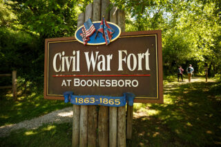 Civil War Fort at Boonesboro
