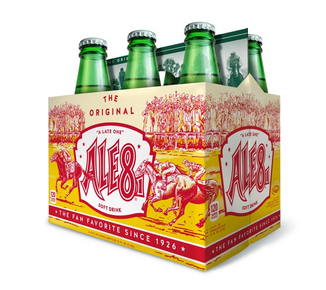 Ale-8 has brought back their horse racing themed packaging for the Kentucky Derby