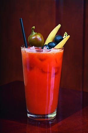 The Bloody Mary cocktail is an afternoon tradition on Derby day. A nice drink to break up an afternoon of Mint Juleps.
