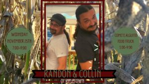 Drinksgiving 2020: Live Music by Collin & Randon w/ Comete Alguito Food Truck