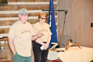 D. Boon killed an elk? Fort Boonesborough Foundation member researches carving, antler