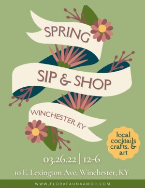 Spring Sip and Shop