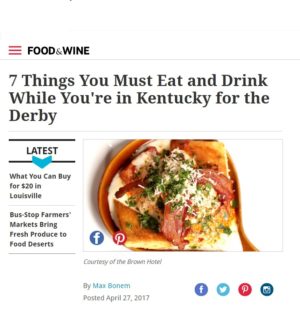 7 Things You Must Eat and Drink While You’re in for the Kentucky Derby