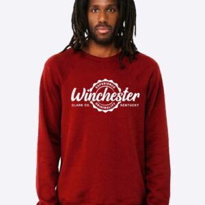Winchester Crew Neck Sweatshirt - Red