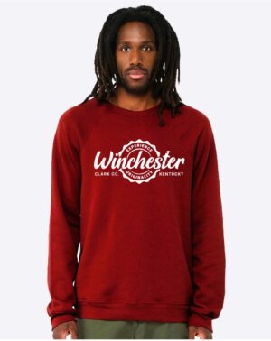 Winchester Crew Neck Sweatshirt – Red