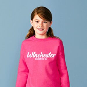 Winchester Crew Neck Sweatshirt - Youth - Pink