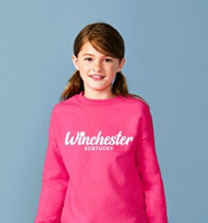 Winchester Crew Neck Sweatshirt – Youth – Pink